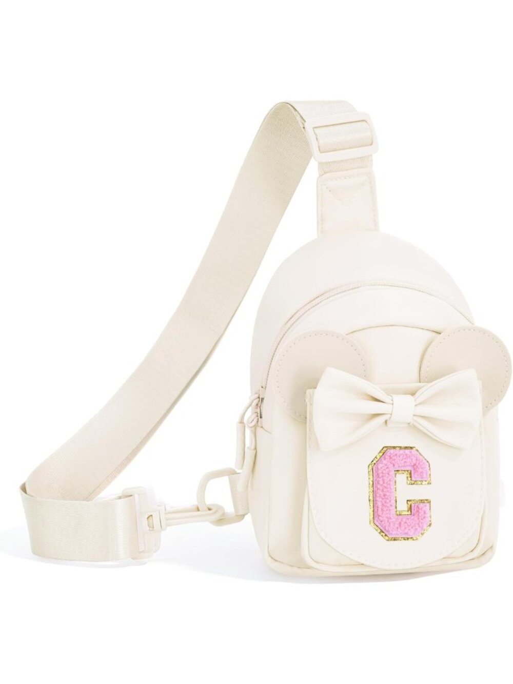 Personalized Initial Crossbody Bag for Girls | Cute Monogram Fanny Pack Purse